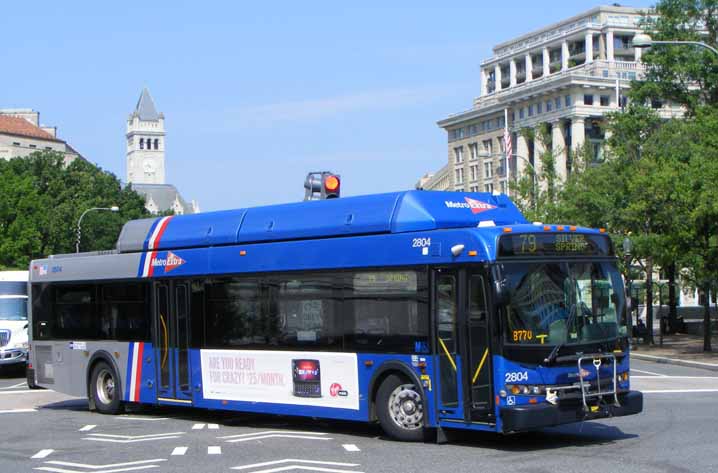 WMATA Metrobus New Flyer C40LFR 2804